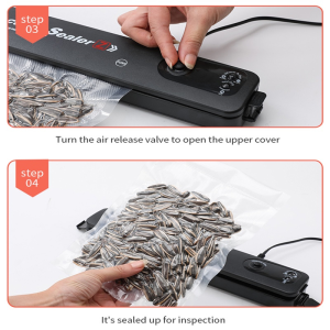 Automatic vacuum sealing machine