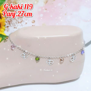 GELANG KAKI DEWASA RANTAI MOTIF MODEL TERBARU KOREA FASHION/G-KAKI 118/G-KAKI 119