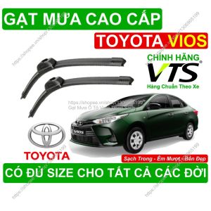 Gạt Mưa Silicon Kính Lái Toyota Vios Cặp Gạt Mưa Kính Lái Toyota Vios Có Đủ Size Cho Các Đời Xe Toyota Vios
