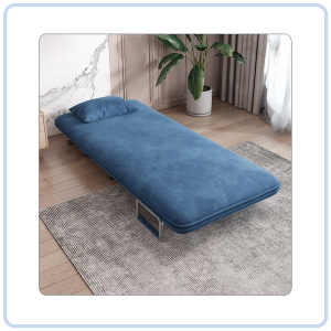 【Pure Care】 Minimalist Fabric Folding Multi-Functional Sofa Bed for Living Room or Study