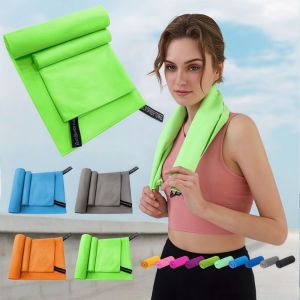 DOWNA Nhanh khô Khăn thấm mồ hôi Sợi siêu nhỏ Nhỏ gọn Khăn lau thể thao Chất lượng cao 76×152CM Khăn thể thao Thể thao Bơi lội v.v.