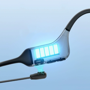 อะแดปเตอร์ไฟแบบพกพาสายเหล็กยึดเสาที่เข้ากันได้กับหูฟัง BC01ฟรียูเอสบีแม่เหล็กขาตั้งสายชาร์จ