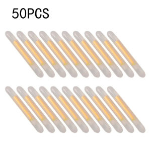 50pcs High-Luminosity Glow Sticks Night Fishing Float Lights for Rod Tips