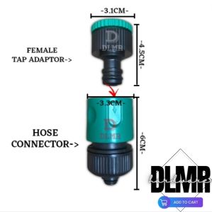 1 SET Garden Hose Quick Connect Plastic Fitting Water Hose Connector 1516+1517
