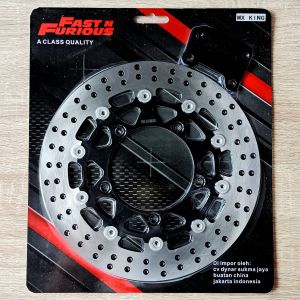 Piringan Lebar MX King Cakram Depan Lebar 300mm MX King Old New 150 Plus Breket