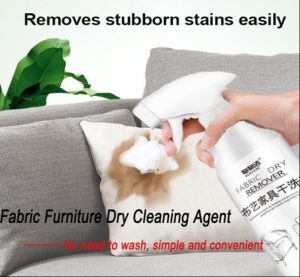 500ml Fabric Furniture Dry Cleaning Agent Household Sofa Cleaning Agent Water-free Decontamination And Descaling Cleaner Ejen 布艺沙发清洗剂
