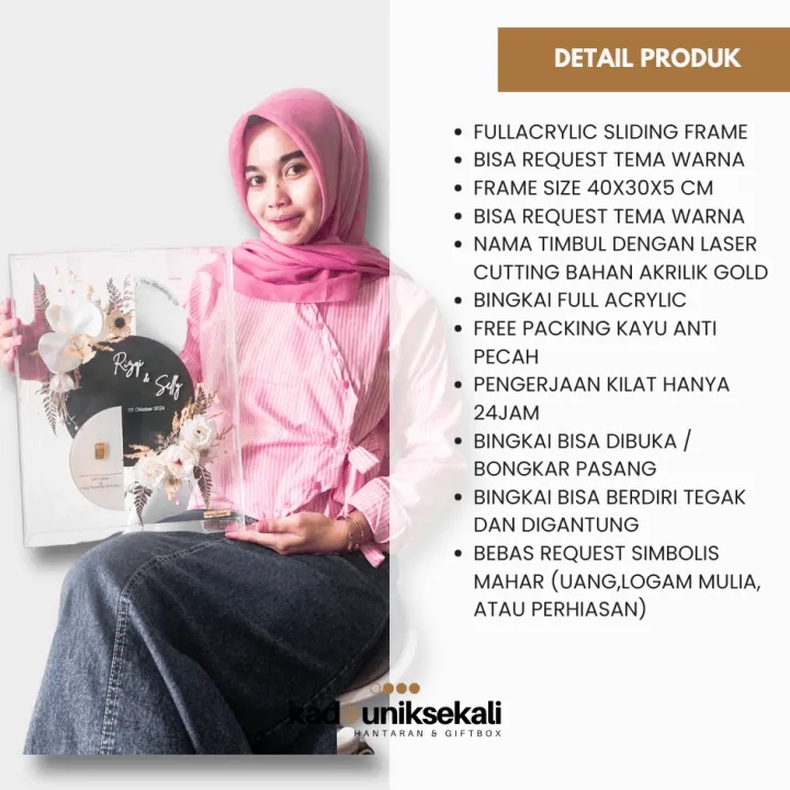 CUSTOM%20MAHAR%20AKRILIK%2040X30X5CM%20SIMBOLIS%20PERNIKAHAN%20ANTI%20PECAH%20%20-%20HANTARAN%20KADO%20PERNIKAHAN%20KILAT%20-%20Image%203