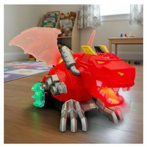 Electric Spray Dinosaur Universal Walking Light Music Robots Simulation Model Boy Electric track train Toys