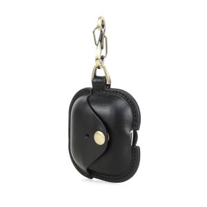 CONTACTS FAMILY Genuine Leather For AirPods 4 Earphone Case For AirPods 4th Generation 2024 Protector