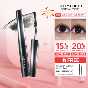 Judydoll 3D Curling Eyelash Iron Mascara Steel Tube Mascara Waterproof Lengthening Smudge-proof Curling 2g