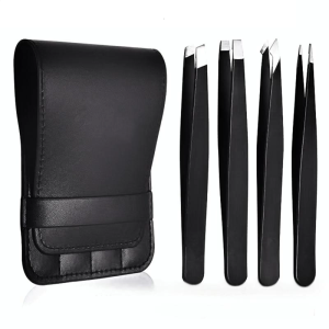 Tweezers Set Professional Stainless Steel Tweezers for EyebrowsPrecisions for Facials HairSplinter Ingrown Hair Removal