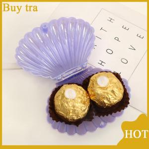 [Buytra] 1PC สีสันน่ารักเปลือกพลาสติกกล่องขนมแต่งหน้าเครื่องประดับกล่องเก็บของขวัญกล่องของขวัญ