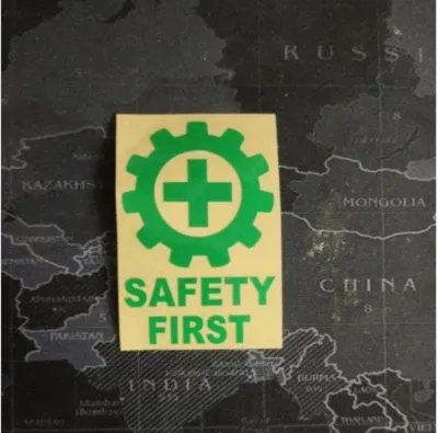 Sticker Cutting Stiker Keselamatan SAFETY FIRST #Sticke Proyek Helm