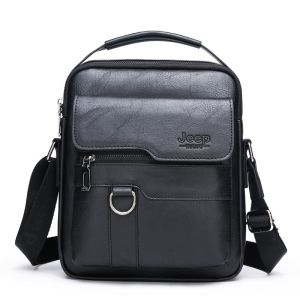 Jeep BULUO Men Sling Messenger Bag Man Crossbody Shoulder Bag Leather Sling | Beg Bahu Silang Sandang Lelaki Kulit Kalis Air 1106 | 男士斜挎包 男士单肩包 男士背包