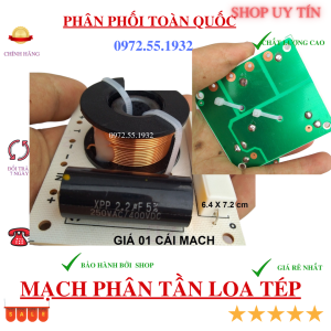 Mạch phân tần cho loa tép - giá  1 mạch