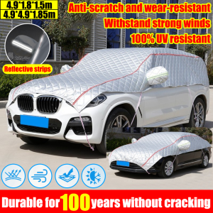 【Prevent typhoon】car cover sedan waterproof suv car cover waterproof 100% UV protection Waterproof Sunshade Dust Rain Protection Heat insulation Universal for Sedan SUV Wear-resistant and scratch-resistant Car Windshield Sun Cover Sun Shade Cover