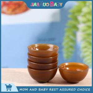 JiaShuo Baby Toy 5pcs 1:12 Dollhouse Miniature Round Bowl Model Kitchen Dinning Accessories