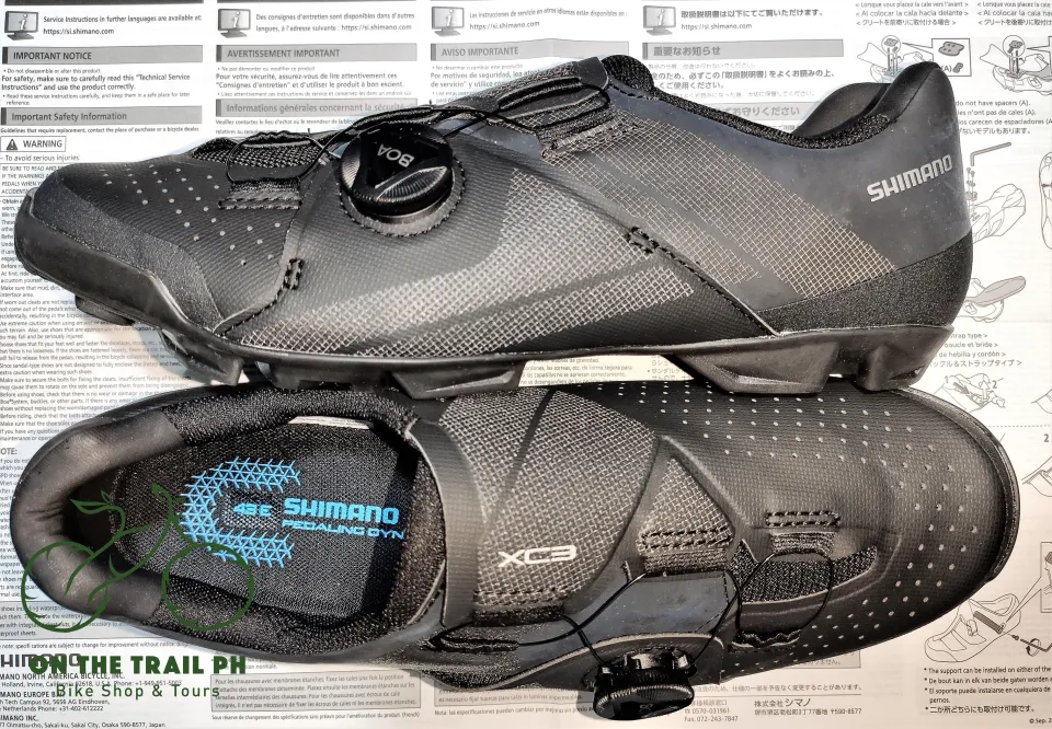 SHIMANO XC3 MTB Indoor SPD Cycling Bike Shoes BOA Closure