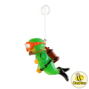 MaxPlus Aquarium Decor Fish Tank Floating Cute Decoration Diver Ornaments DIY Toy