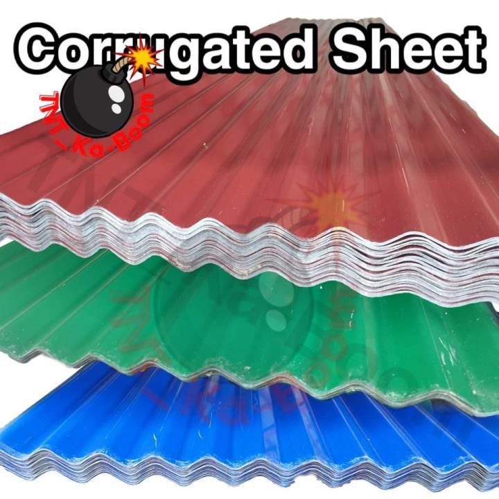 Corrugated Sheet Yero Gauge 26 Apo Roofing Gauge 24 Cut Per 1 Ft 2 Ft 3 Ft 4ft 150cm 