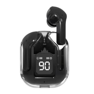 TWS PRO 4 5 Color Transparent Earphones Bluetooth Wireless Earphones with Digital Display