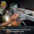 DITON CHASSIS BLACK ANTI RUST COATING 1K 400ML. 