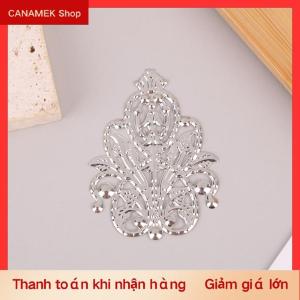 CS 20pcs đồng đồng vàng bạc Đồ Nư kết thúc tốt đẹp Kết nối Hoa Thủ Công kim loại quà tặng trang trí phụ kiện tự làm