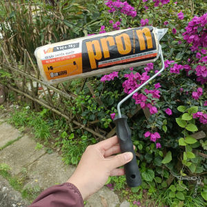 Con lăn sơn nước lông xù Pro/N - Thấm hút nhả sơn nhiều- Ống dài 23 cm - tay cán nhựa #vattuducduyen