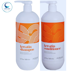 Dầu Gội & Dầu Xã Aurané Keratin Shampoo & Conditioner Phục Hồi Tóc Hư Tổn