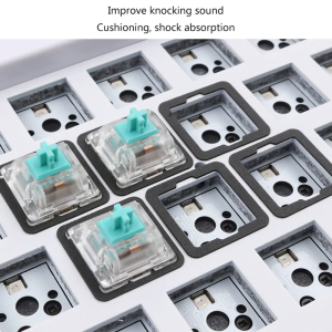 120pcs Poron IXPE EVA Pad For Hot Swappable Mechanical Keyboard Switch Reduce Noise DIY Keyboard Kits Mute Foam Pads