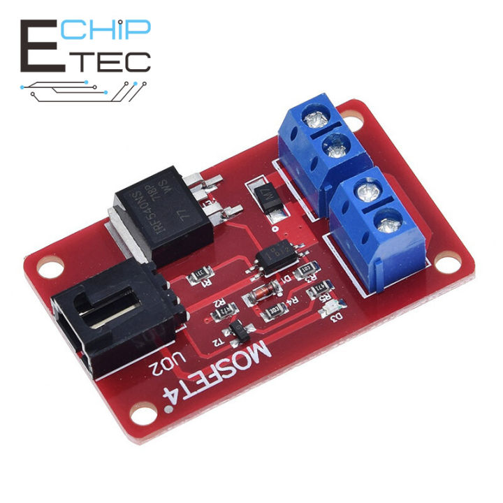1PCS Channel 1 Route MOSFET Button IRF540 + MOSFET Switch Module for ...