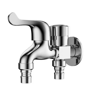 Vòi Nước 2 Đầu Ra Inox 304 Siêu Bền - Mã SP40 Vòi Đôi Xả Khoẻ