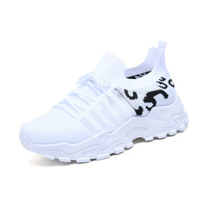 [Free Shipping] New WomenS Shoes Fashionable And Trendy Featuring A Mesh Design For Breathability A Korean-Style Design And A Thick Sole