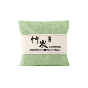 Pelise Sanitary 500g Linen Activated Bamboo Charcoal Bag Air Purifying Bags For Home Car Closet Shoes
