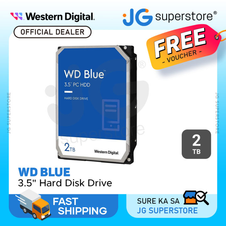 Western Digital WD Blue 2TB Internal HDD Hard Disk Drive SATA