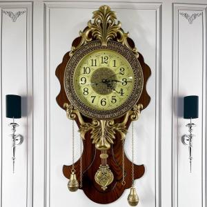 Đồng hồ treo tường tân cổ điển đồng hồ quả lắc sang trọng phong cách hoàng gia Anh DHTT11