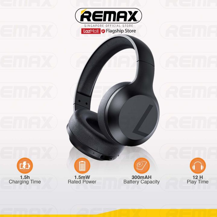 [Remax Audio] RB-660HB ANC Bluetooth Headset Bass Stereo | 30H Playtime ...
