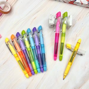 Bút bi cắm ống mực Bút mài thầy Ánh tiện dụng nhiều màu SH 055