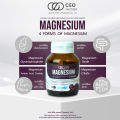 แมกนีเซียม คอมเพล็กซ์  Magnesium Complex (ผลิตภัณฑ์เสริมอาหาร) (ตรา ซีอีโอ แฟคตอรี่) รวมสารสกัดแมกนีเซียมกว่า 4 ชนิด. 