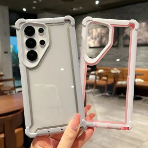 Vỏ điện thoại chống sốc Armor cho Samsung Galaxy S25 S24 S23 FE S22 S21 Ultra Plus FE Note20 Ultra Plus vỏ chống sốc trong suốt