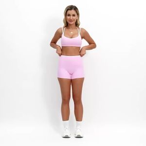 MUTUER Naked Yoga Shorts Tight High Waist Quick-drying Shorts Sports Running Fitness Sports Shorts 9238