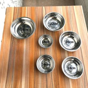 FSHL0589 Mangkok Set Baskom Stainless Isi 6 Pcs Stainless ukuran 14cm sampai 24cm