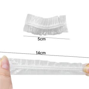WH 150-50Pcs Disposable Luggage Wheel Protection Cover - Chair Wheel Protect Film - Suitcase Wheels Anti-slip Cover - Reduce Noise - Universal Elastic Sleeve - Microphone Dust Cover