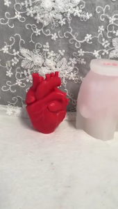 Heart Resin Molds Simulated Heart Molds for Making Soap Chocolate Cake Fondant Room Decorations