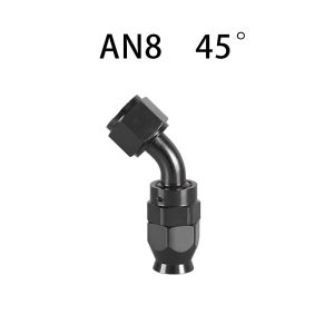 MJJ8 Aluminum Alloy AN Hose Fitting Straight 0°/45°/90°/180° Degree AN4/AN6/AN8/AN10 Fuel Hose Adapter Hose End Fitting Universal Oil Cooler End