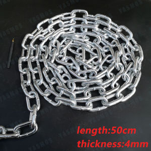 4mm Heavy Duty Chain Dog Chain For Transport Tie Down Binder Chain Pulling Towing Hanging Home Camping Pet Towing
