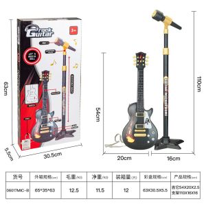 Mainan Gitar Anak Elektrik Dan Microphone Guitar Rock Mainan Alat Musik Gitar Anak