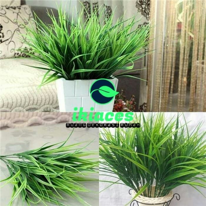 RUMPUT HIAS RUMPUT PLASTIK RUMPUT SINTETIS RUMPUT DEKORASI TANAMAN ARTIFICIAL TANAMAN ARTIFISIAL TANAMAN DEKORASI BUNGA PLASTIK MURAH