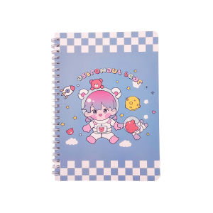 A5 Cartoon Notebook Cute journal notebook Double Metal Ring notepad 60Sheets study accessory for Kids