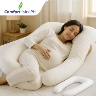 ComfortLivingPH Hypoallergenic Maternity Support Pillow for All Stages of Pregnancy